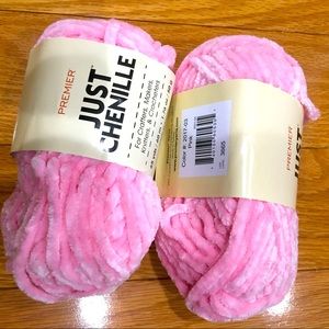Set of 2 Soft Pink Yarn $13